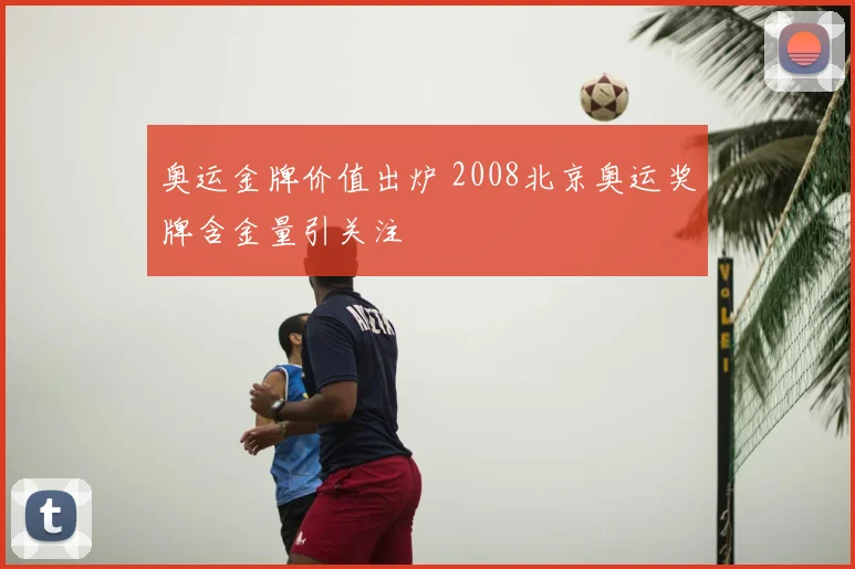 奥运金牌价值出炉 2008北京奥运奖牌含金量引关注